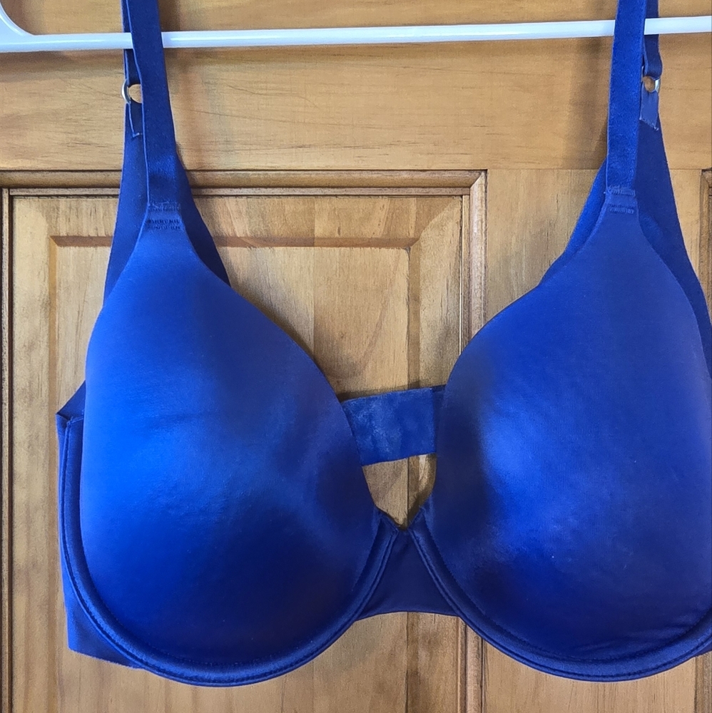Ambrielle Blue T-Shirt Bra with Molded Cups